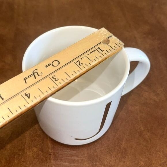 Williams Sonoma White Monogram "J" Mug - Picture 6 of 6